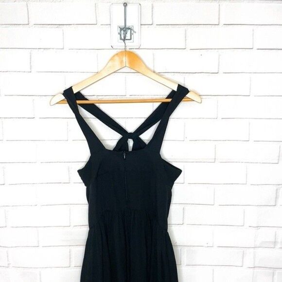 2 for $30 L’AGENCE Venetta Silk Black Silk Dress - Picture 4 of 11